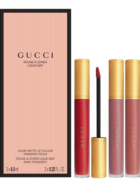 gucci travel set|gucci lipstick gift set.